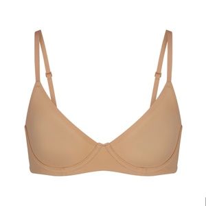 NWT SKIMS Fits Everybody Unlined Demi Bra | Ochre